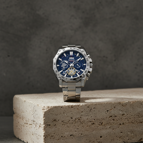 1pc Mens Casual Bisiness Waterproof Luminous Calendar Luxury Quartz Watch