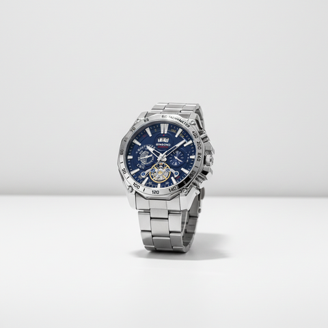 1pc Mens Casual Bisiness Waterproof Luminous Calendar Luxury Quartz Watch